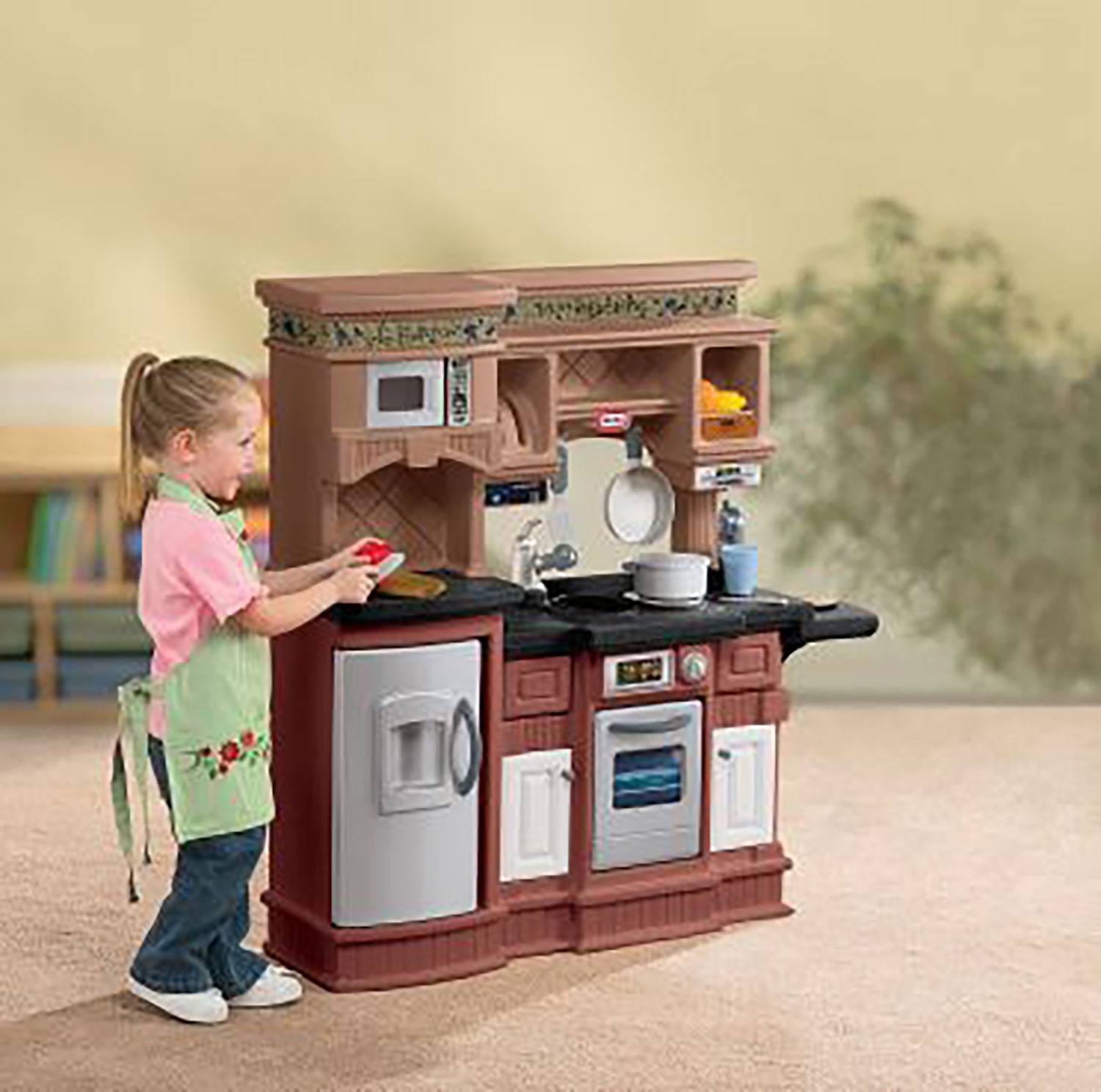 Little Tikes Gourmet Prep 'n Serve Kids Pretend Play Working Toy Cooking Kitchen - image 3 of 6