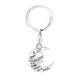 thumbnail image 3 of vonky Key Chain Alloy Pendant Keyring Woman Key keyring gift Holder Decor Key Ring Party Wedding Gift, D1002-Daughter, 3 of 9