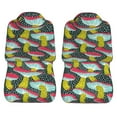 thumbnail image 4 of Haiem Green Mushroom Printed Car Seat Covers Set of 2, Universal Fit Car Seat Covers,Protective Seat Covers,Comfortable Car Seat Covers, Easy Installation Seat Covers, Vehicle Seat Covers, 4 of 9