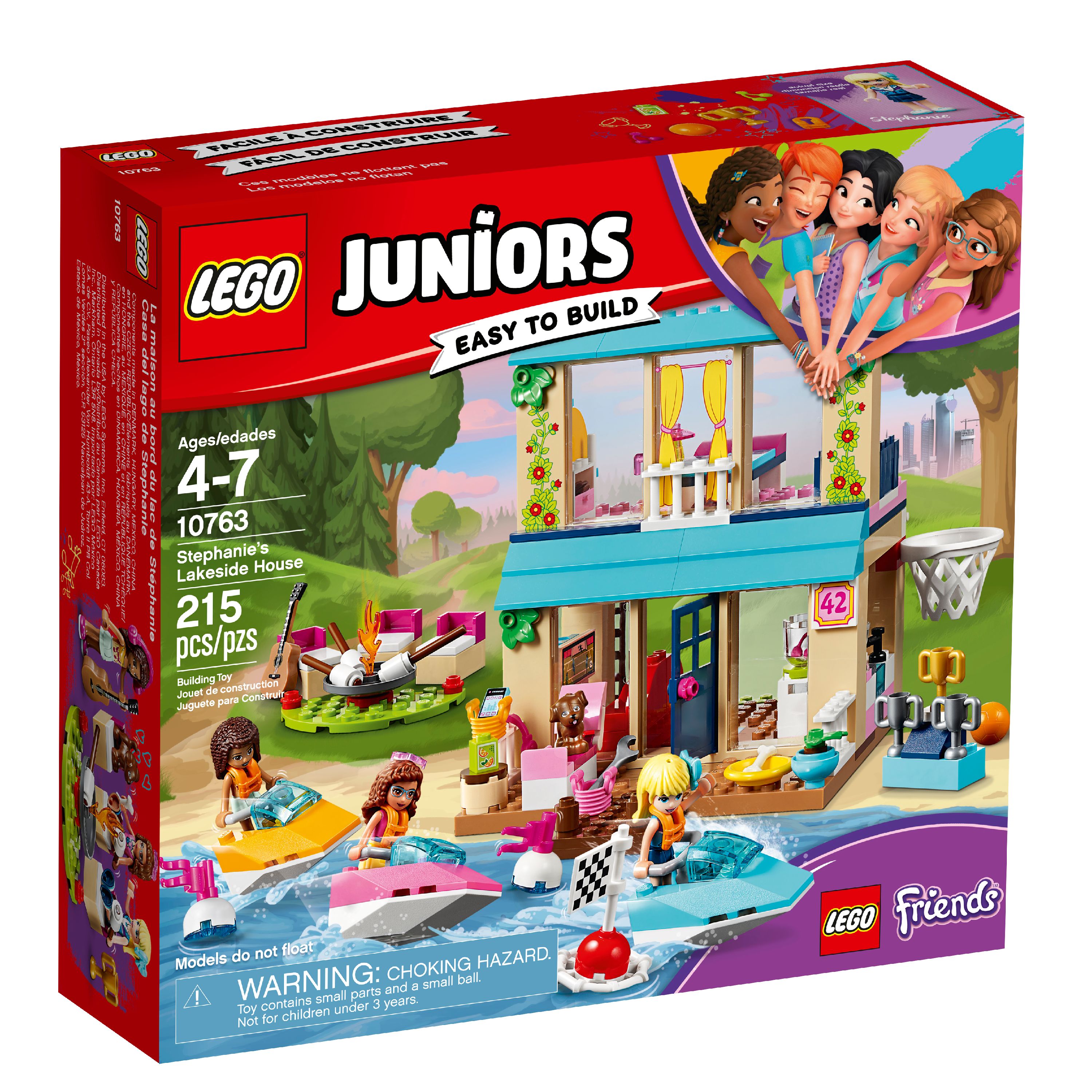 LEGO Juniors Stephanie's Lakeside House 10763 (215 Pieces) - image 2 of 6