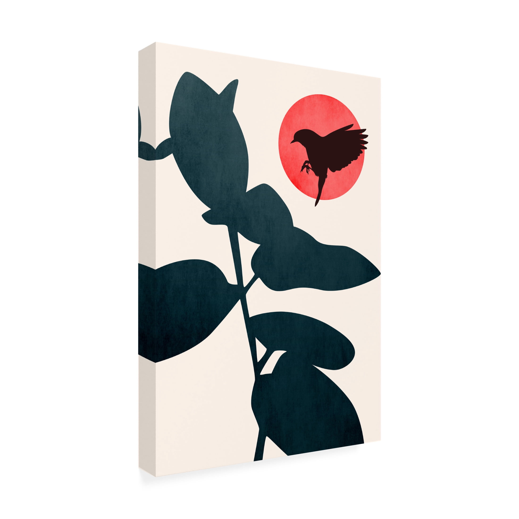 Trademark Fine Art Kubistika Japanese Bird Canvas Wall Art
