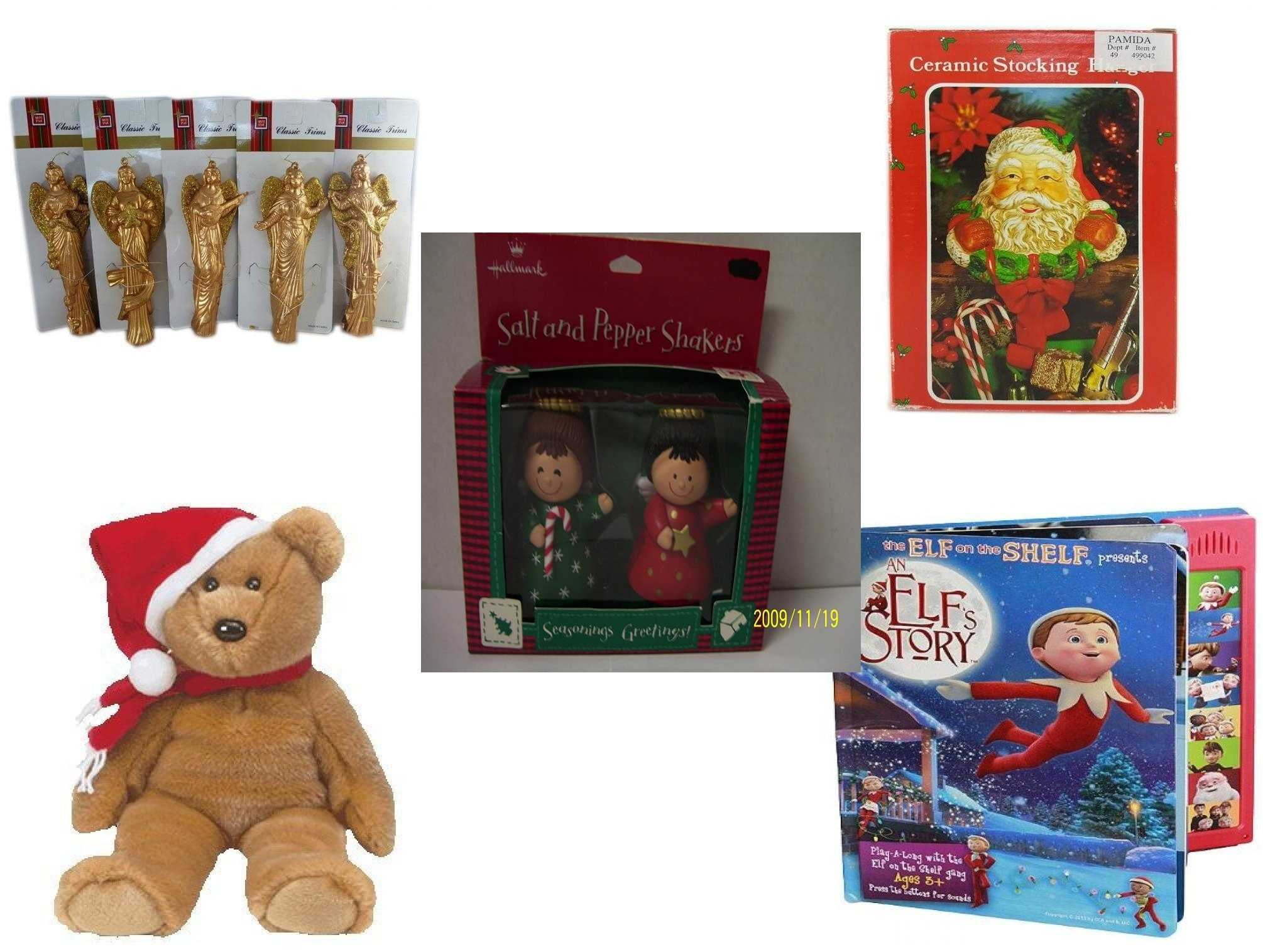 GREETINGS MINT with MINT TAG TY HO HO HO the BEAR BEANIE BABY