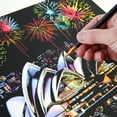 thumbnail image 2 of 5Pcs Painting Drawing Scratch Arts Set Stick Scraper Pen Tools Creative DIY Necessaries Products New, 2 of 15