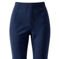 thumbnail image 5 of Jalioing Girls Flare Leg Sweatpants Elastic Waist Solid Color Slim Workout Pants Fall Winter Casual Sport Trousers, 5 of 6