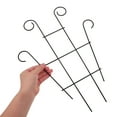 thumbnail image 5 of DEEPCRAFF Black Metal Garden Trellis with Iron Rods for Climbing Plants, Vines, Flowers, and, 5 of 8