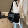 thumbnail image 4 of Bolso Hobo Bandolera para Mujer Correa Ajustable PU Cuero Sólido Mano, 4 of 9