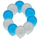 thumbnail image 2 of Globo de látex de 2  degree cumpleaños para bebé con amor, decoración de , suministros para fiestas, accesorio para fotografía Azul y azul claro, 2 of 9