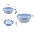 thumbnail image 3 of Household Camping Fishing Folding Wash Basins Collapsible Portable Water Bucket, 3 of 5