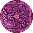 thumbnail image 1 of Ahgly Company Indoor Round Persian Pink Traditional Area Rugs, 7' Round, 1 of 4