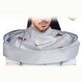 thumbnail image 2 of Jumpingount Barber Cloak Washable Adults Hairdressing Cape Clothing Beginner Haircutting Salon Hair Protector Umbrella Gown Home Cuidado del cabello Jumpingount MR4693-00, 2 of 5