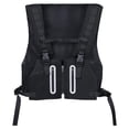 thumbnail image 1 of LOVIVER Reflective Vest Pockets Breathable Comfy with Zipper Waterproof High-Visibility black, 1 of 8
