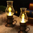 thumbnail image 4 of Wosthever Lámpara LED de queroseno con asa, candelabros decorativos Retro, luces de aceite simuladas Vintage antiguas para el hogar de Kits de decoración para fiestas Wosthever HA061906-00, 4 of 6