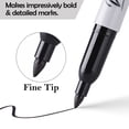 thumbnail image 4 of VEESA Basic Permanent Markers Fine Tip, 75 Pack Black Permanent Marker Pens, Waterproof, Fade-Resistant, Quick Drying, for Office School Home, 4 of 4