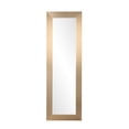 thumbnail image 1 of Brandt Works BM62THIN-L3 Mid Century Champagne Slim Floor Mirror, 1 of 5