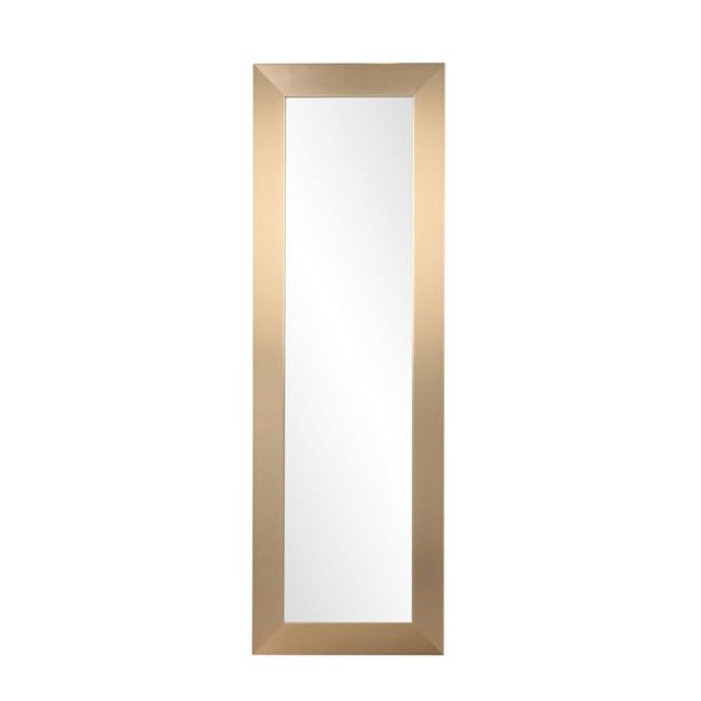 Brandt Works BM62THIN-L3 Mid Century Champagne Slim Floor Mirror