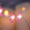 thumbnail image 3 of Pink Flamingo String Lights, USB & Battery Operated Cute Night Lights with Remote, 6.6 FT 30LEDs Animal Theme Fairy Lights for Home Wedding Birthday Xmas Theme Party Decor(Warm White), 3 of 6