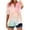 #30, variant on Jamicy Womens Beach Shirts Summer Outfits Women New V-Neck 2025 Fashion Tops Short Sleeve Business Casual Blouses Summer Tees Shirts