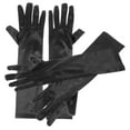 thumbnail image 5 of DINHEAROM 2Pairs Formal Gloves Women Satin For Funeral Church Prayer Events, 5 of 8