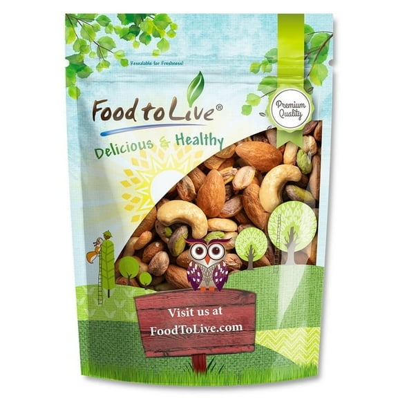 Nut Lovers Mix, 8 Ounces – Vegan, Kosher, Bulk – by Food to Live