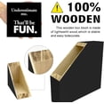 thumbnail image 3 of Zomyto 7x7 In Funny Office Wooden Box Sign Underestimate Me That'll Be Fun Decor, 3 of 7