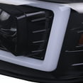 thumbnail image 6 of Spec-D Tuning Smoke Lens LED Light Bar Projector Headlight + Bumper Light Compatible with 1999-2006 GMC Sierra 1500/2500/3500, Left + Right Pair Headlamps Assembly, 6 of 7