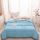 thumbnail image 1 of Edredón ligero de algodón lavado para verano – Manta transpirable con aire acondicionado para dormitorios de estudiantes, primavera u otoño – Ropa de cama suave, que no se apelmaza y lavable a máqu, 1 of 6