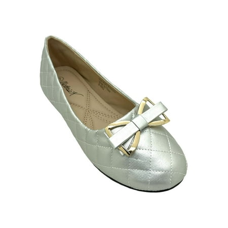 

Victoria K Quilted Bow Ballet Flat (Women s)