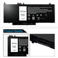 thumbnail image 2 of 6MT4T 7.6V 62WH Laptop Battery Compatible with Dell Latitude 14 5470 E5470 15 5570 E5570 Precision 15 3510 M3510 Series, 2 of 7