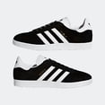 thumbnail image 2 of Ad-id-as Originals Gazelle Black White Gold BB5476 Men Size Trainer, 2 of 6