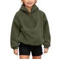 thumbnail image 2 of Kids Carry Pounch Hoodies for Small Dogs and Cats Boys Girls Plush Pet Carrier Hoodie with Cute Puppy Pocket Casual Winter Pullover Top 3-4 Years, 2 of 7