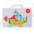 thumbnail image 3 of KAIYANG Juego de juguetes con tornillos, rompecabezas, desmontaje, construcción, 144 piezas, 3 of 3