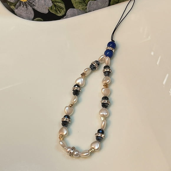 Rhinestone Phone Chain Hanging Accessories Love Phone Case Accessories Phone Lanyard A2