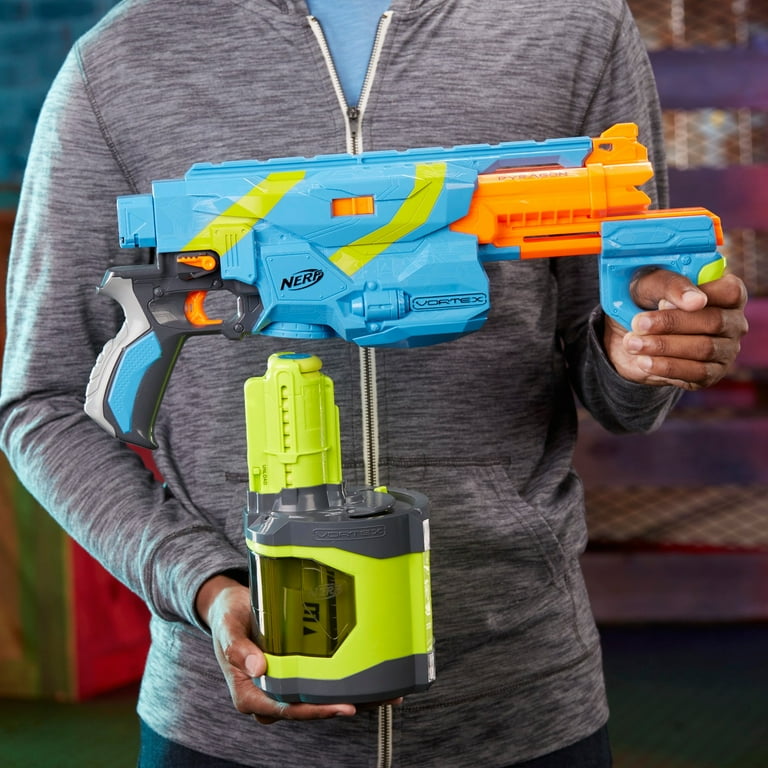 M*M様 ナーフ NERF VORTEX PYRAGON 純正ディスク付き Funskool- Nerf Vortex PyraGon Gun : Amazon.in: Toys & Games