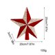 thumbnail image 3 of Adorno de estrella para la punta del árbol de Navidad | Decoración colgante de plástico rojo | Bola festiva de 7,87 pulgadas para árbol de Navidad | Adorno navideño duradero para la repisa del, 3 of 6