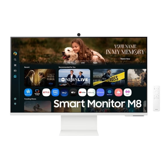 Samsung 32" Smart Monitor M8 M80F 4K UHD with Samsung Vision AI, USB-C & SlimFit Camera