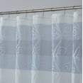 thumbnail image 5 of Dainty Home Silvia Ombre Stiped Floral Chinelle Embroidered Linen-Look 70" x 72" Shower Curtain In Blue, 5 of 6