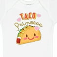 thumbnail image 4 of Inktastic Taco Princess Cute Taco Boys or Girls Baby Bodysuit, 4 of 5