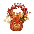 thumbnail image 4 of Bolso de mano para el Festival de Primavera, adorno de jarrón Feng Shui, maceta, foto decorativa Estilo C, 4 of 9