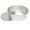 10 Inch, variant on 6 Inch Round Removable Bottom Anodized Aluminum Chocolate Cake Pan Tin Baking Mold Mould (Silver)