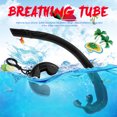 thumbnail image 2 of Tubo de respiración de silicona plegable para snorkel: ¡sumérjase más profundamente y respire libremente!, 2 of 10