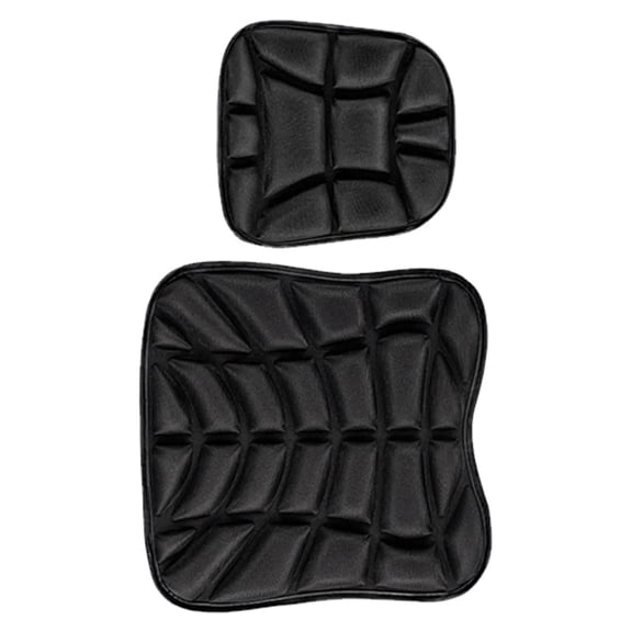 Motorcycle Seat Covers Set, 2-Piece Square Mat for Front and Rear, Enhanced Grip for Daily Riding