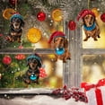 thumbnail image 7 of FUNDUFI Christmas Puppy Dog Hanging Pendants Casual Acrylic Flat Pendant Cute Dog Christmas Mini Ornaments Suitable For Holiday Home Party, 7 of 7
