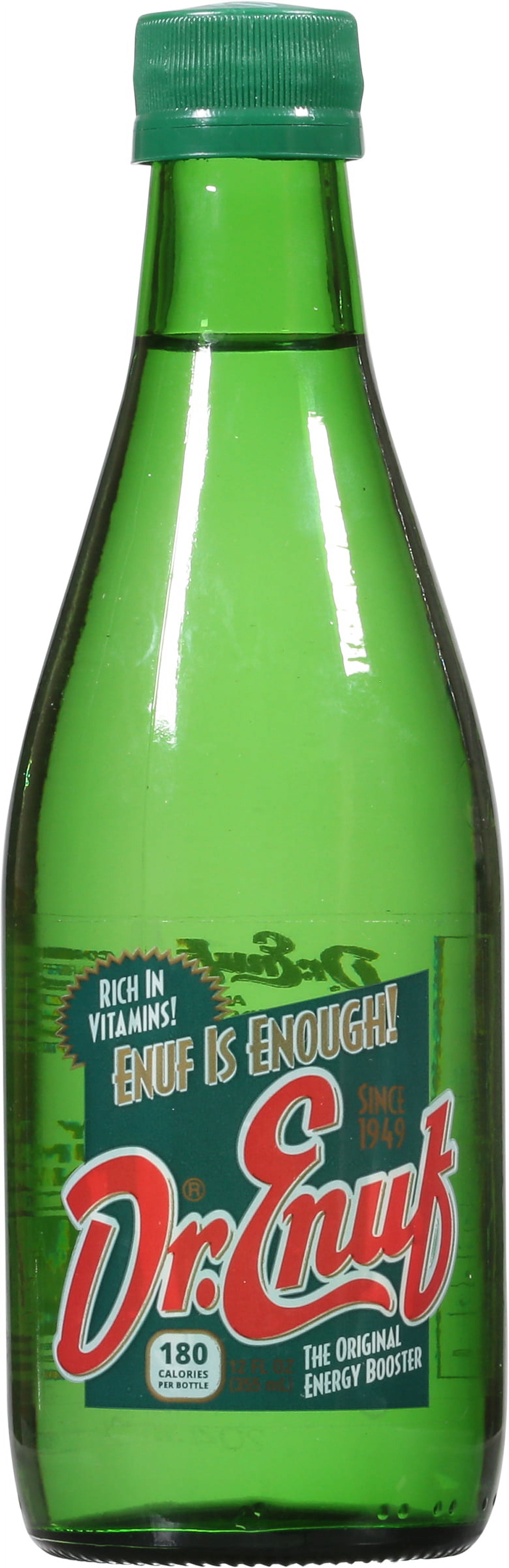 Dr Enuf Cherry & Lemon Pepper Soda Pop, 12.68 Fl Oz Bottle