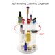 thumbnail image 5 of Organizador de cosméticos giratorio de 360°, estuche de almacenamiento para exhibición de maquillaje y manicura, estante giratorio para regalos, 5 of 11