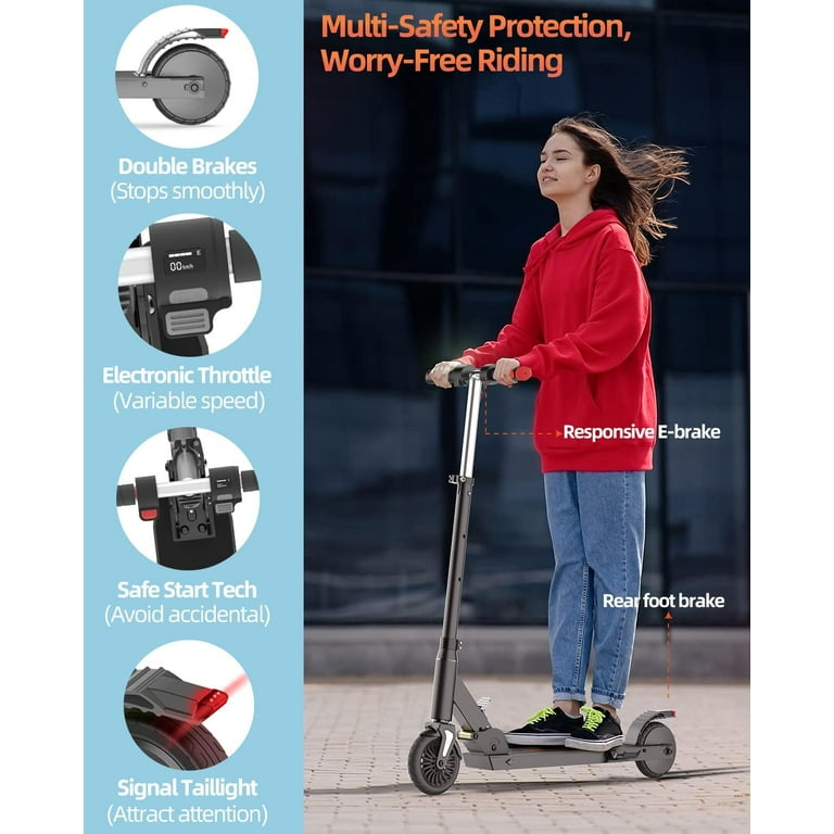 Electric Scooter for Kids Ages 6-16, 150W Motor Up to 11 Mph