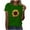 Green Summer Tops for Women_x, variant on HAPIMO Women' Plus Size Casual Loose Flower Graphic Bsaic Tees Fashion Clothes Elegant Blouses Summer Tops for Women Round Neck Tees Dressy Tunic Beige L