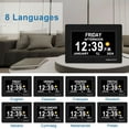 TROCOTN【Newest Dementia Clock Large Digital Clock for Seniors, Calendar