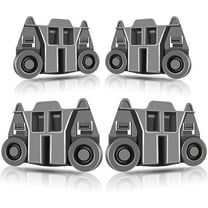 MONST 4 Packs W10195417  Dishwasher Wheels Lower Rack
