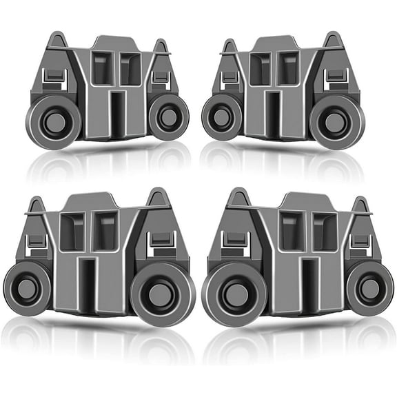 MONST 4 Packs W10195417  Dishwasher Wheels Lower Rack