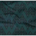 thumbnail image 4 of oneOone Organic Cotton Poplin Twill Fabric Chevron Ikat Decor Fabric Printed BTY 42 Inch Wide, 4 of 4